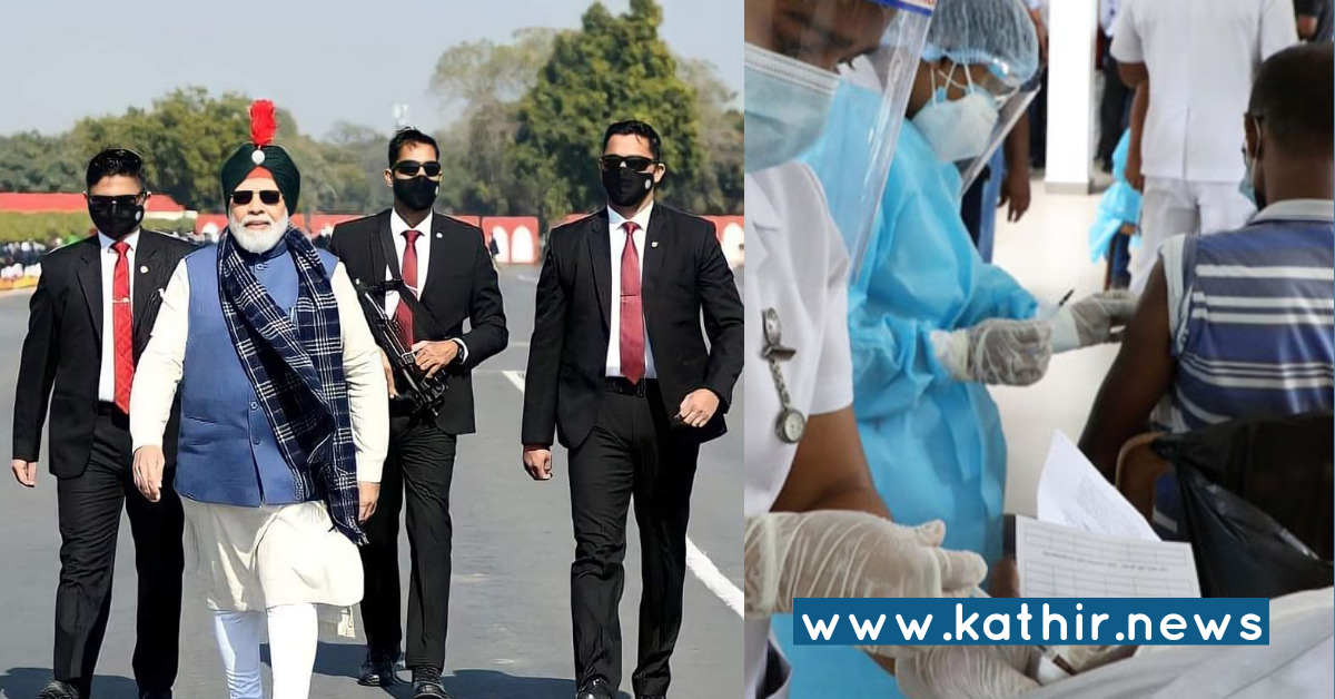 75% மக்களுக்கு 2 டோஸ் தடுப்பு ஊசி செலுத்தி இமாலய சாதனை படைத்த மோடி அரசு!