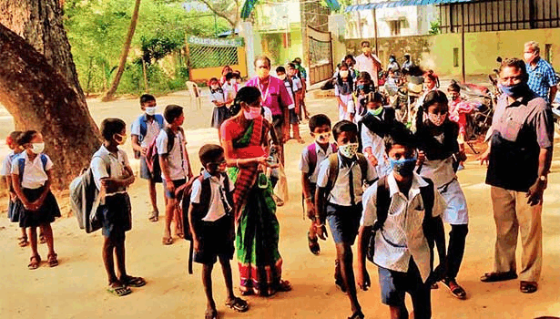 புதுச்சேரி:  பள்ளி கல்லூரிகள் இன்று திறப்பு !