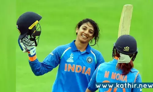 பயிற்சி ஆட்டத்தில் பாதியிலேயே வெளியேறிய மந்தனா!