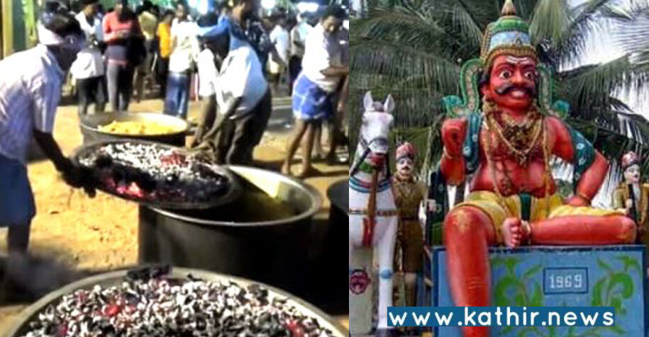 மதுரை முனியாண்டி கோயில் திருவிழா: 50 கிராமங்களுக்கு சுடச் சுட பிரியாணி விருந்து!