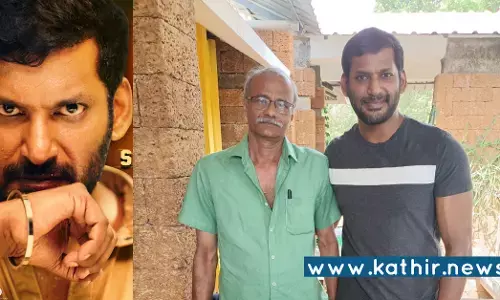 கேரளா சிகிச்சை முடிந்து மீண்டும் படப்பிடிப்புக்கு திரும்பிய விஷால்