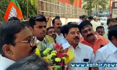 5 மாநில தேர்தல் முடிவு: சென்னை கமலாலயத்தில் விழா கோலம்: காத்து வாங்கும் காங்கிரஸ் அலுவலகம்!