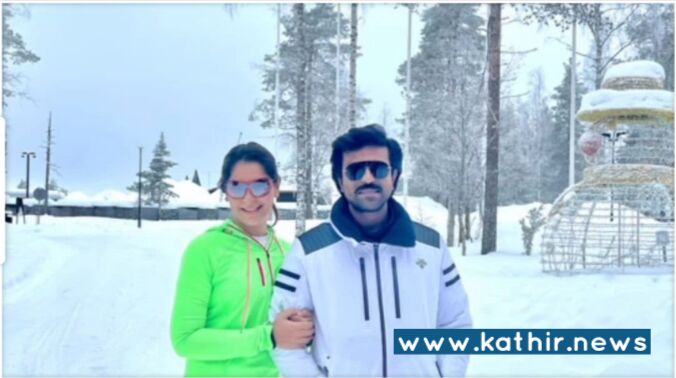 மனைவியுடன் ராம்சரண் பின்லாந்தில் ஜாலிட்ரிப்