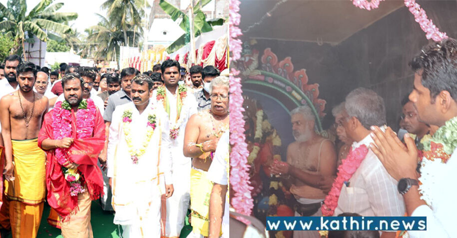 நந்தகோபாலசுவாமி ஆலய மஹா கும்பாபிஷேக விழா: மத்திய அமைச்சர், ஆளுநர், தமிழக பா.ஜ.க. தலைவர் பங்கேற்பு!