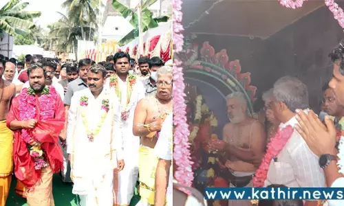 நந்தகோபாலசுவாமி ஆலய மஹா கும்பாபிஷேக விழா: மத்திய அமைச்சர், ஆளுநர், தமிழக பா.ஜ.க. தலைவர் பங்கேற்பு!