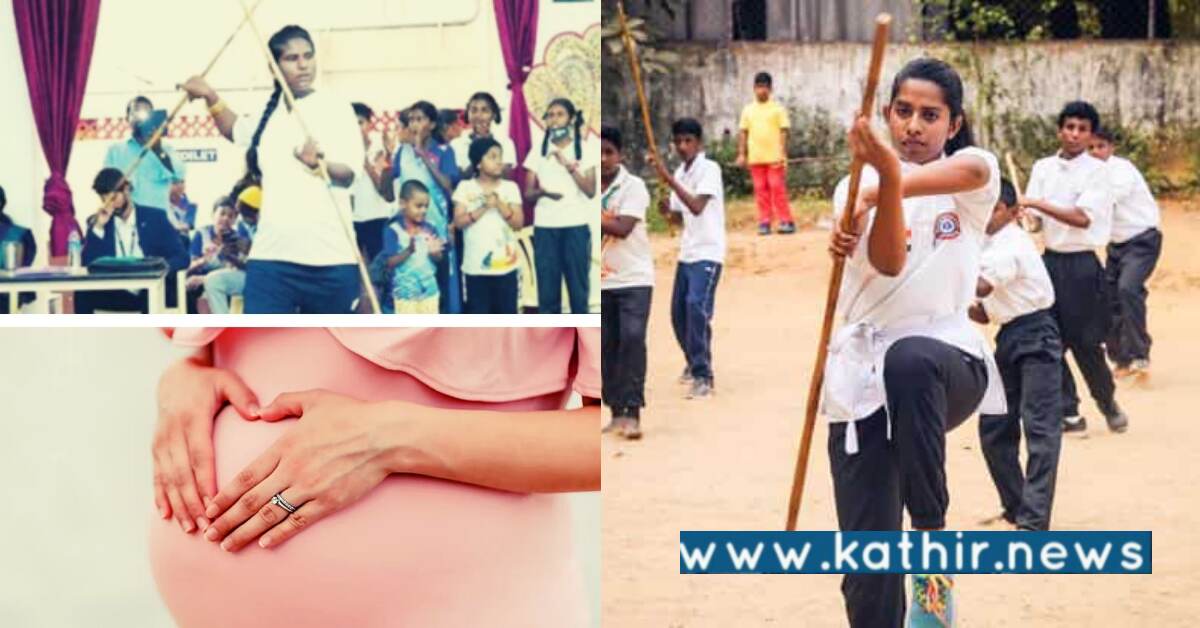 கர்ப்பிணியாக 6 மணி நேரம் சிலம்பம் செய்து சாதனை படைத்த தமிழக பெண்!