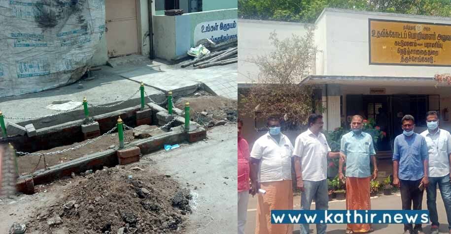 சாலையை ஆக்கிரமித்து கட்டப்படும் மசூதியை தடுத்து நிறுத்திய இந்து முன்னணி!