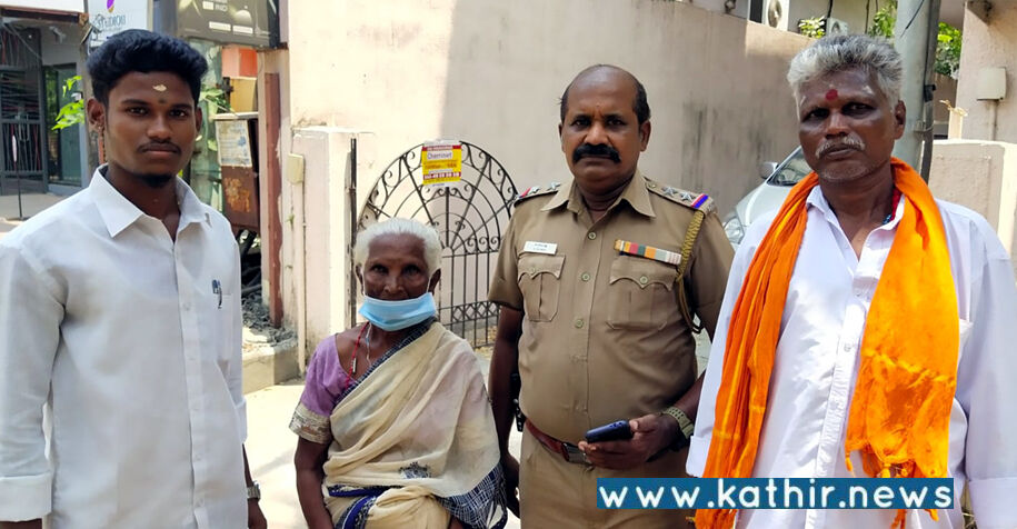 தனியாக சுற்றித்திரிந்த முதியவரை மீட்டு முதியோர் இல்லத்தில் சேர்த்த இந்து முன்னணி!
