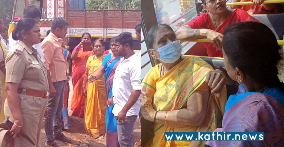 கோயில் நிலத்தை மீட்கக்கோரி தேங்காய் உடைக்கும் போராட்டம்: பா.ஜ.க. எம்.எல்.ஏ., உட்பட தொண்டர்கள் கைது!