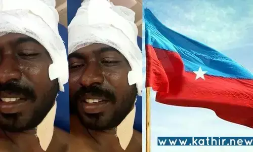 கட்சியை ஏன் வளர்க்கிறாய்! பா.ஜ.க. நிர்வாகியை சரமாரியாக வெட்டிய வி.சி.க.வினர்!