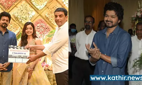 இணையத்தை கலக்கும் விஜய் 66 படபூஜை புகைப்படங்கள்