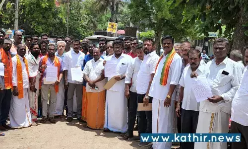 ஆழித்தேர் வீதியை கலைஞர் வீதியாக மாற்ற தி.மு.க. முயற்சி: தடுத்து நிறுத்த இந்து முன்னணி புகார்!