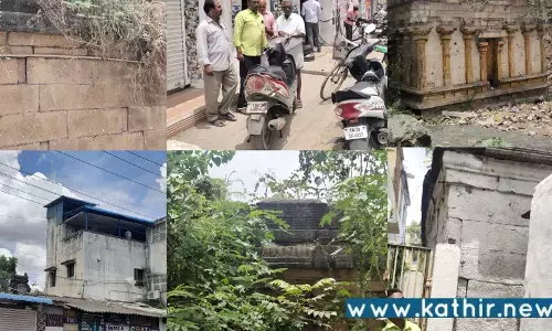 டயர் கடைக்காக மூடப்பட்ட கோயிலை மீண்டும் புனரமைக்க இந்து முன்னணி வலியுறுத்தல்!