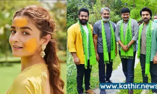 தனி விமானத்தில் ஆலியா பட் திருமணத்திற்குச் செல்லும் ஆர்.ஆர்.ஆர் படக்குழு