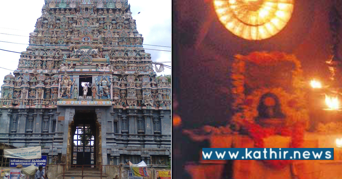 சிவலிங்க வடிவில் 10 ஆயிரம் விளக்குகள்: பிரகாசத்துடன் ஜொலித்த கோவில்!