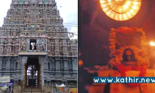 சிவலிங்க வடிவில் 10 ஆயிரம் விளக்குகள்: பிரகாசத்துடன் ஜொலித்த கோவில்!