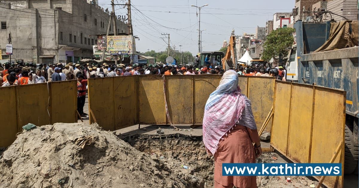 ஜஹாங்கீர்புரிங்கு செல்ல முயன்ற காங்கிரஸ் கட்சியினர் - தடுத்த காவல்துறையினர் என்ன நடந்தது?