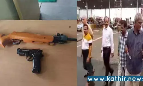 மதுரை சுங்க சாவடியில் துப்பாக்கியை காட்டி மிரட்டிய 3 பேர் - தமிழகத்தில் துப்பாக்கி கலாச்சாரம் தலை தூக்குகிறதா?