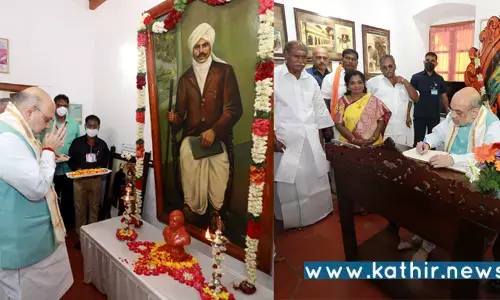 மகாகவி பாரதியார் அருங்காட்சியகத்தை பார்வையிடும் பேறு பெற்றேன் - உள்துறை அமைச்சர் அமித்ஷா பெருமிதம்