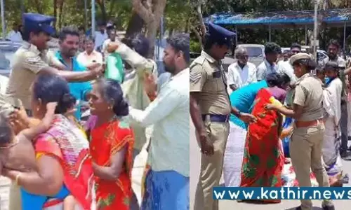 மணல் கடத்துவதாக புகார் அளித்தவர் மீது கொலைவெறித் தாக்குதல்: போலீசாரை கண்டித்து தீக்குளிக்க முயற்சி!