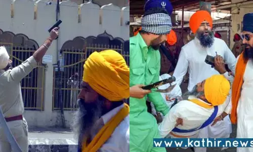 ஆம் ஆத்மி அரசின் மெத்தனப்போக்கு! தனி நாடு கேட்டு வாள், கத்தி எடுத்த காலிஸ்தான் ஆதரவாளர்!