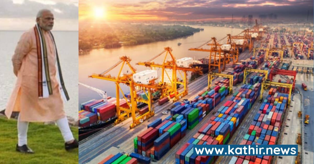 வரலாறு படைக்கும் இந்தியாவின் சரக்கு ஏற்றுமதி - கடந்த அண்டை விட 24.22 சதவீதம் அதிகரிப்பு