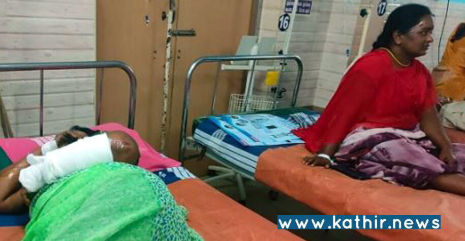 போலீஸ் ஜீப் மோதி தாய், மகள் படுகாயம்: அடையாளம் தெரியாத வாகனம் மோதியதாக திசை திருப்பும் போலீசார்?