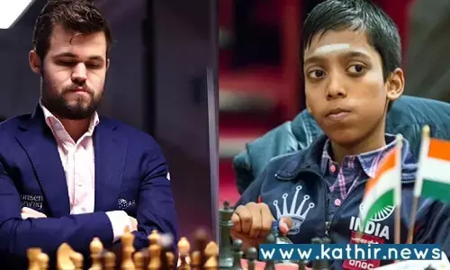 உலக சாம்பியன் கார்ல்சனை மீண்டும் வீழ்த்தினார் இந்திய வீரர் பிரக்ஞானந்தா!