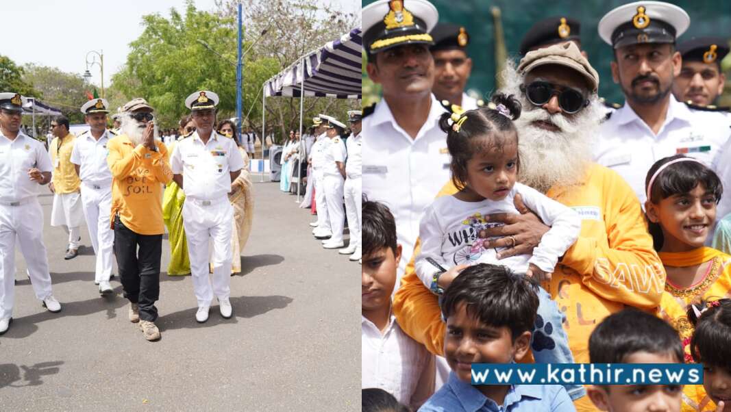 பாரதம் திரும்பினார் சத்குரு: குஜராத்தில் உற்சாக வரவேற்பு அளித்த இந்திய கடற்படை!