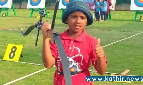 தேசிய வில்வித்தை போட்டியில் சென்னை சிறுமிக்கு தங்கம்!