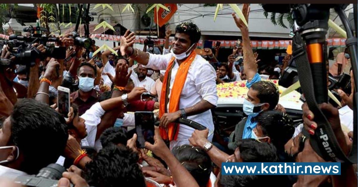 'பா.ஜ.க பேரணி என தெரிந்ததும் முதல்வர் டெல்டா மாவட்டத்திற்கு எஸ்கேப் ஆகிவிட்டார்' - பா.ஜ.க பேரணியில் அண்ணாமலை