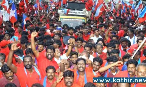 செஞ்சட்டை பேரணியில் இந்து கடவுளை அவமதித்த தி.கவினர் மீது வழக்கு - இறங்கி அடித்த இந்து மக்கள் கட்சி