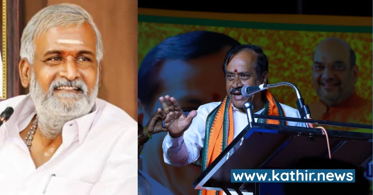 'ஒரு காலத்துல கோவில் நிலத்தை ஆக்கிரமிப்பு செஞ்சு ரவுடியிசம் செஞ்சுட்டு இப்ப மிரட்டலா?' - சேகர்பாபுவை பந்தாடும் ஹெச்.ராஜா