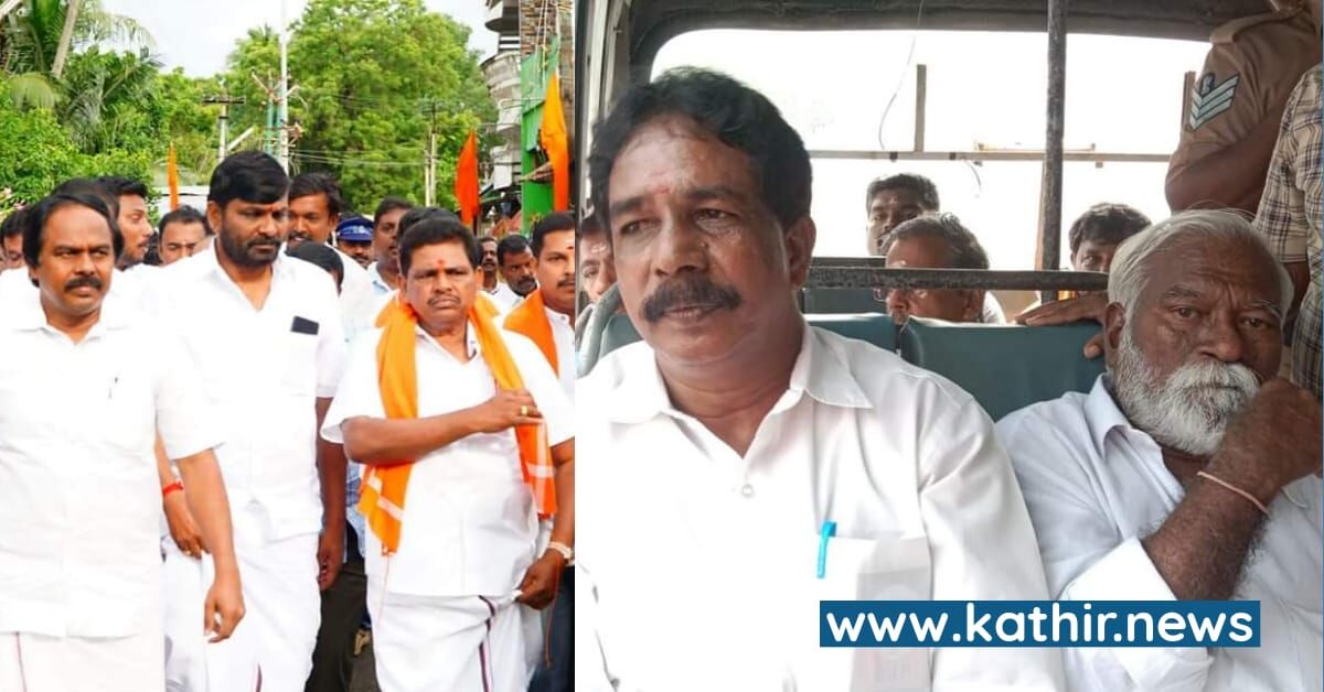 'இந்து மதத்தை கேவலமாக பேசிவிட்டு தேரில் கைவைப்பதா?' - குமரக்கோவில் தேரோட்டத்தில் தி.மு.க'விற்கு பயத்தை கட்டிய பா.ஜ.க