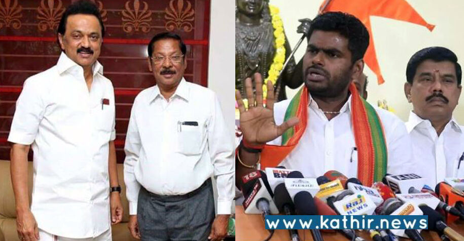 எம்.பி. சீட் கிடைக்காத விரக்தியில் ஆர்.எஸ்.பாரதியின் பிராமின், நான் பிராமின் பேச்சு - அண்ணாமலை கண்டனம்!