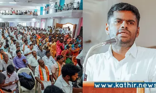 கும்பகோணத்தை ஆன்மீக நகராக அறிவித்து சிறப்பு ரயில்கள் இயக்குவோம் - குடந்தையில் அண்ணாமலை வாக்குறுதி