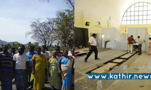 திருநெல்வேலி, கோவில் அருகில் மின் தகன மேடை அமைக்க கிராம மக்கள் எதிர்ப்பு!