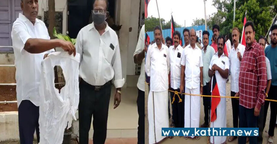 தி.மு.க. உட்கட்சித் தேர்தல்: கிழிந்த சட்டையுடன் வெளியேறிய நிர்வாகி!