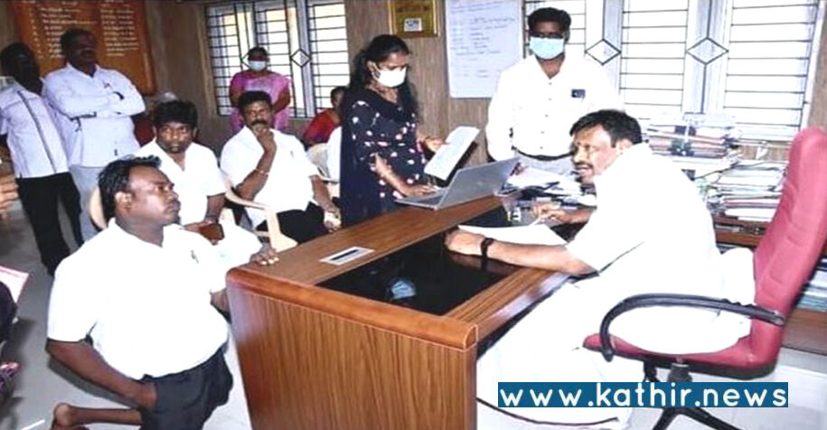 மாற்றுதிறனாளிகளை கேவலமாக நடத்தும் பால்வளத்துறை அமைச்சர் நாசர் - குவியும் கண்டனங்கள்