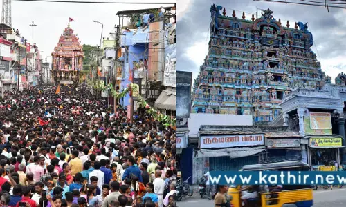 திருநெல்வேலி: சுவாமி நெல்லையப்பர் கோவில் தேர் திருவிழாவில் குவிந்த பக்தர்கள் கூட்டம்!