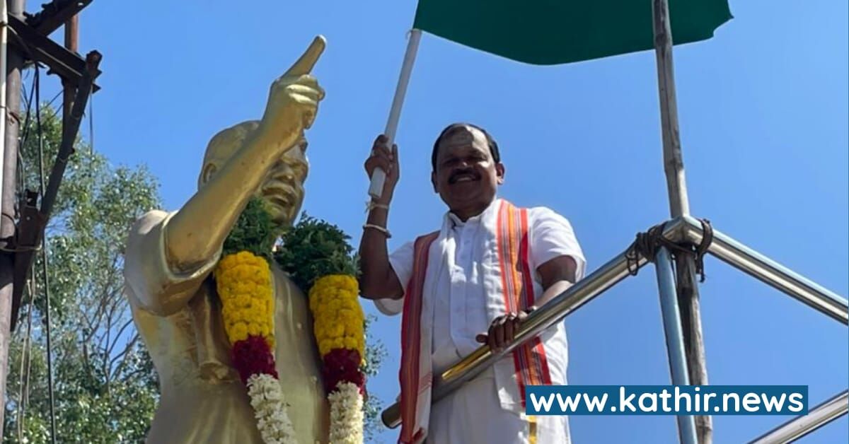 கருணாநிதிக்கு பேனா நினைவு சின்னம் வைக்க முயற்சி செஞ்சு பாருங்க, அப்புறம் இருக்கு - தி.மு.க'வை மிரட்டும் அர்ஜுன் சம்பத்
