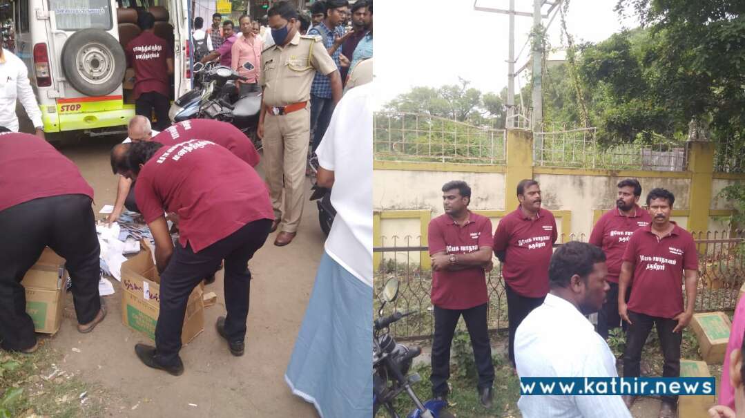 மைக் பிடித்து மதப்பிரச்சாரம் செய்த கும்பல்! 