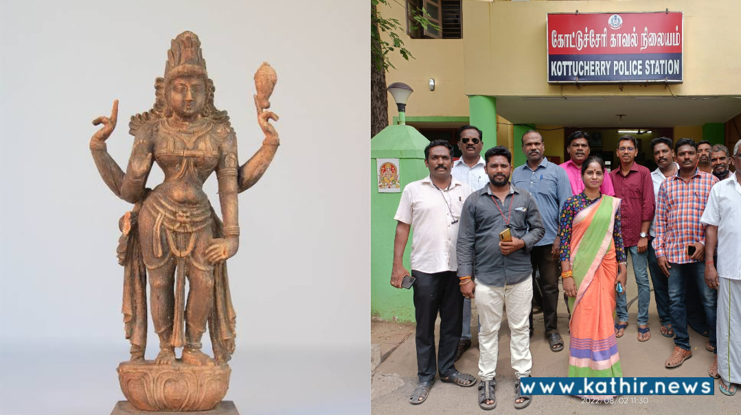 காணாமல் போன மாரியம்மன் ஆலய மர சிலை - திருடிய கும்பல் எது?