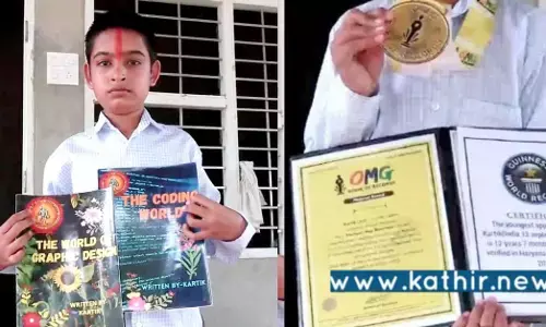 மோடியின் டிஜிட்டல் இந்தியா பிரச்சாரத்தின் ஊக்கம்: 12 வயது சிறுவன் கின்னஸ் சாதனை!