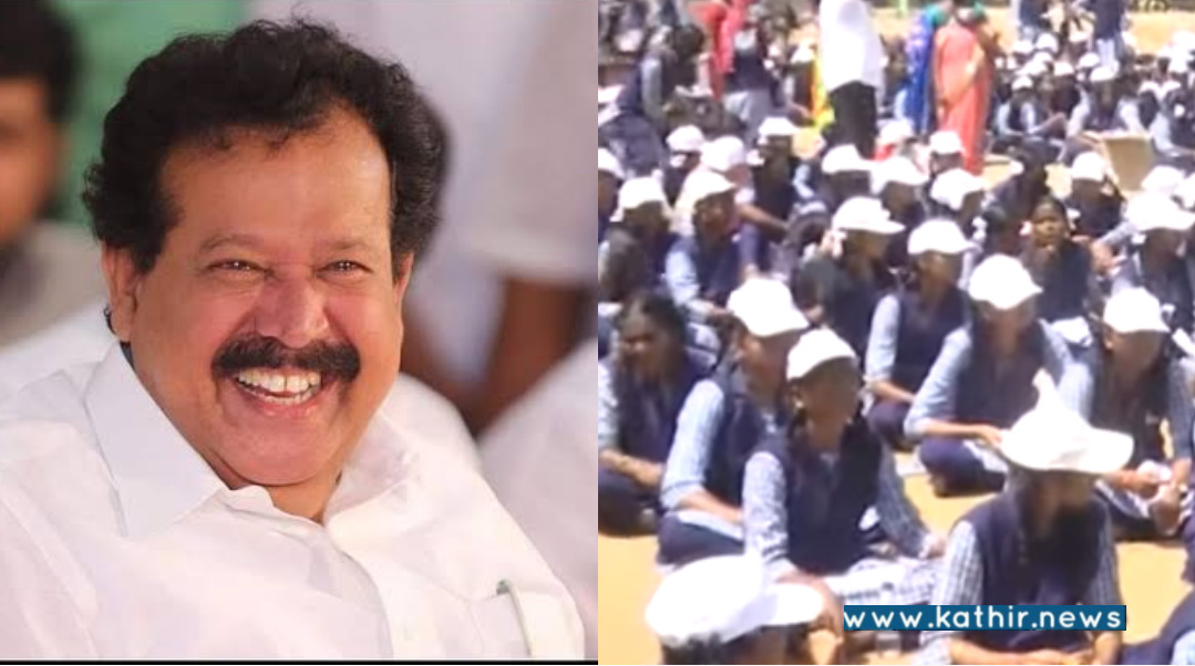 தி.மு.க அமைச்சர்களின் வருகைக்காக  2 மணிநேரம்   மொட்டை வெயிலில் காத்திருந்த பள்ளி மாணவர்கள்! 5 மாணவர்கள் மயக்கம்!