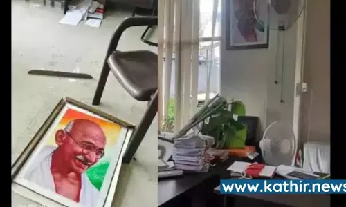 வயநாடு சம்பவம் - காங்கிரஸ் கட்சியினரே காந்தியின் படத்தை உடைத்தது விசாரணையில் அம்பலம்