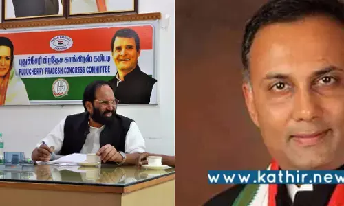 அடித்துக்கொள்ளும் புதுச்சேரி காங்கிரஸ் - மேலிட பொறுப்பாளரை அடித்து ஓடவிட்டனர்