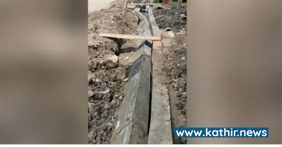 8 லட்ச ரூபாய் மதிப்பீடு வாய்க்கால், போட்ட 3 நாளில் ஒரே மழைக்கு காலி - தொடரும் கமிஷன் வேலை பரிதாபங்கள்