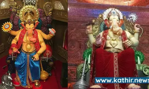 மும்பையில் உலக புகழ்பெற்ற லால்பாக் விநாயகரை தரிசிக்க குவிந்த மக்கள் - இன்று கோலாகல கொண்டாட்டம்