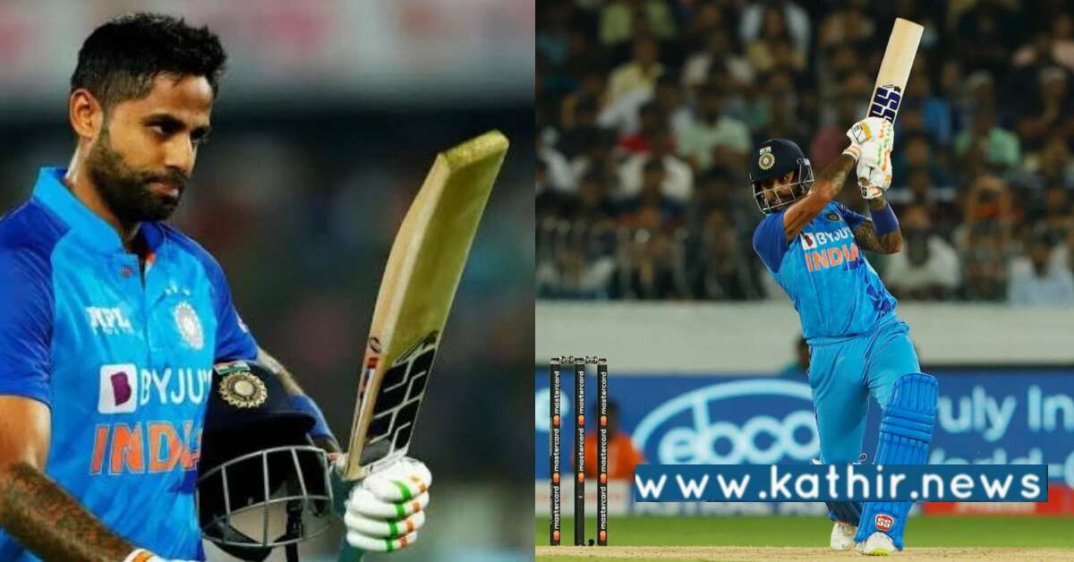 ஒரு ஆண்டில் அதிக சிக்ஸர்கள் கிரிக்கெட் போட்டியில் சூர்யகுமார் புதிய சாதனை!